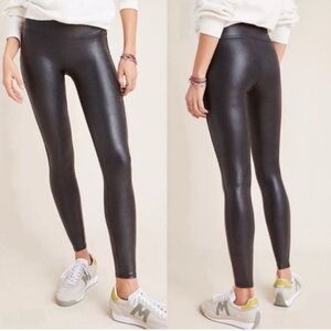 NWOT SPANX Black high waist coated Leggings❤️